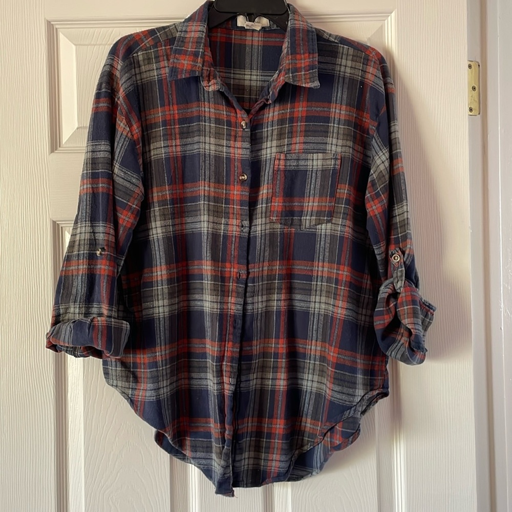 Women’s 3/4 sleeve flannel
